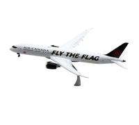 Modelo de avión Avión Coleccionable De Aleación 1:200 para Air Canada Boeing B787-9 Modelo De Avión Fundido A Presión C-FVLQ Solapas hacia Abajo