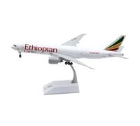 Modelo de avión Avión Coleccionable De Aleación 1:200 para Carga Etíope Puerta Abierta Boeing B777200F Modelo De Avión Fundido A Presión ET-AWE