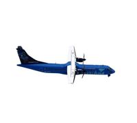 Modelo de avión Avión Coleccionable De Aleación 1:400 para LH4258 Tudo Azul Airlines ATR72-500 Modelo De Avión Fundido A Presión PP-PTU