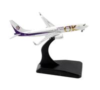 Modelo de avión Avión Coleccionable De Aleación 1:400, Regalo para OKAIR Boeing B737-800, Modelo De Avión Fundido A Presión