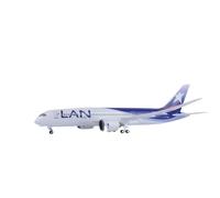 Modelo de avión Avión Resina A Escala 1:150 para Chile LATAM Airlines Boeing 787 Dreamliner, Exhibición De Colección Modelos De Aviación Fundidos Presión(LAN No Light)