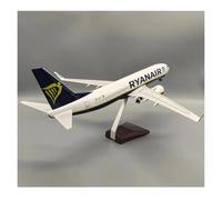 Modelo de avión B737-800 Resina fundida a presión Escala 1:85 con Luces para Adultos colección y exhibición Escritorio Juego de Pasatiempos en Miniatura(with Lights)