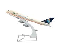 Modelo de avión B747 aleación 16cm Escala 1/400 Juguete estático colección Recuerdo y decoración Escritorio Juego de Pasatiempos en Miniatura
