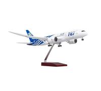 Modelo de avión B787 Resina fundida a presión Escala 1:130 para colección Recuerdos exhibición y decoración Escritorio Juego de Pasatiempos en Miniatura(Without Lights)