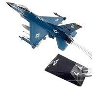 Modelo de avión Caza A Escala 1/72 para F-20 MiG 29 SU-35 Flying Leopard F117 F22, Modelo De Avión Fundido A Presión, Pantalla Estática(F-16)