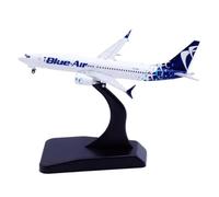 Modelo De Avión Coleccionable En Escala 1:400 En Fundición A Presión YR-MXC con Soporte para Boeing B737 MAX 8 De Blue Air