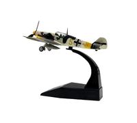 Modelo De Avión Combate BF-109 Escala 1:72 Aleación Fundida A Presión Colección Y Decoración Escritorio Juego de Pasatiempos en Miniatura