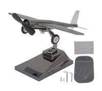 Modelo de avión con energía Solar, aleación de Zinc y plástico, decoración del Tablero: rotación Tranquila Suave, Material Duradero, energía Solar con energía Solar, Accesorio