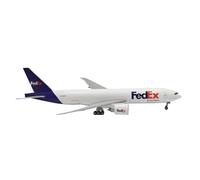 Modelo De Avión De Aleación con Puerta De Cabina Reemplazable Escala 1:200 para FedEx B777-200LRF N888FD Aficionados Militares