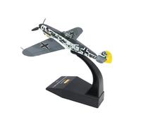 Modelo de avión de pasajeros Avión de aleación Modelo 1/72, Caza de Guerra BF109F4, Bombardero Militar, colección de Aviones de fundición a presión. Modelo en Miniatura