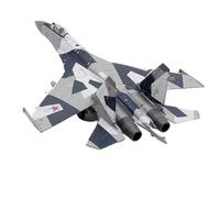 modelo de avión de pasajeros For modelo de avión de aleación a escala 1/100, avión de combate de la Fuerza Aérea Rusa Su-35, modelo de avión de metal fundido a presión, modelo de avión de juguete. mod