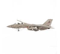 Modelo de avión de pasajeros Modelo a Escala 1:72 del avión de Combate US Navy Vf-41 Black Ace F-14A Tomcat, Modelo de avión de aleación, Juguete Coleccionable. Modelo en Miniatura
