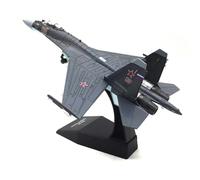Modelo de avión de pasajeros Modelo de aleación a Escala 1/100, Modelo de Caza Militar Su-35 de la Fuerza Aérea Rusa, réplica de avión de fundición a presión. Modelo en Miniatura(Gray)