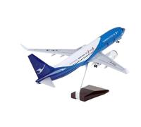 Modelo de avión de pasajeros montado de 47 cm para 737-800 Xiamen Daxing con adornos ligeros para entusiastas de la aviación(with Light)