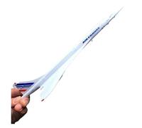 Modelo De Avión De Pasajeros Supersónico Concorde A Escala 1:200 con Soporte De Metal. Aficionados Militares(Style 2)