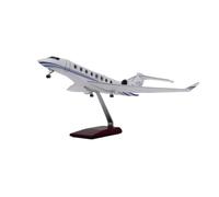 Modelo de avión de resina de 47 cm para Gulfstream G650ER G650 G-650 juguete de colección para entusiastas de la aviación para entusiastas de la aviación(No Light)