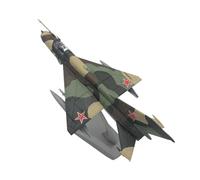 Modelo De Avión De Simulación De Aleación del Caza Clásico Soviético MiG-21 Escala 1:72 Producto Terminado Coleccionable