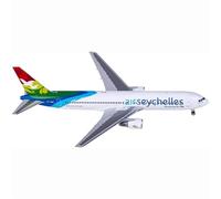 Modelo de avión Diecast Escala 1:400 para Air Seychelles 767-300 Modelo Original Colección Estática De Aleación Terminada Juguete para Regalo