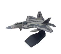 Modelo de avión Escala 1:100 1/100 para F22 Stealth Raptor Fighter F-22 Avión De Metal Fundido A Presión Modelo De Avión Estático Terminado(F-22 USA)