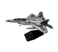 Modelo de avión Escala 1:100 1/100 para F22 Stealth Raptor Fighter F-22 Avión De Metal Fundido A Presión Modelo De Avión Estático Terminado(F-22 PT)