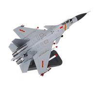 Modelo de avión Escala 1/100 para El J-15 del Ejército De La Marina De China, Similar Al Modelo De Avión Ruso Su 33 Fighting Falcon, Coleccionable(Gray)