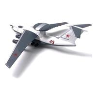 Modelo de avión Escala 1/200 para Aviones De Combate Beriev A-50 De La Antigua Unión Soviética, Modelo De Avión con Acabado De Metal Fundido A Presión