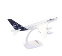 Modelo de avión Escala 1/200 para Modelo Avión Iberia Airbus A350,Modelo Resina Fundida A Presión, Modelo Exhibición Estática,Regalo para Niños(28CM Lufthansa A380)