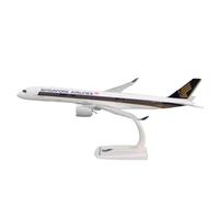 Modelo de avión Escala 1/200 para Modelo Avión Iberia Airbus A350,Modelo Resina Fundida A Presión, Modelo Exhibición Estática,Regalo para Niños(Singapore a350)