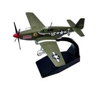 Modelo de avión Escala 1/72 para Avión De Combate P51 P-51 Mustang, Avión Militar De Metal, Modelo De Juguete