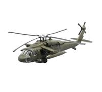 Modelo de avión Escala 1/72 para Helicóptero Rescate,Modelo Militar,Luchador del Ejército, Modelo Avión Metal Fundido Presión,decoración Colección(Green)