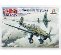 MODELO DE AVIÓN ESTÁTICO ITALERI JUNKERS JU-87B STUKA MILITAR 1935 ESCALA 1/48