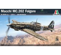 MODELO DE AVIÓN ESTÁTICO ITALERI MACCHI MC202 FLGORE SEGUNDA GUERRA MUNDIAL I...