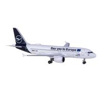Modelo de avión For 533614 Lufthansa A320 D-AIZG Bienvenido A Europa Diecast 1:500 Escala Coleccionable Modelo Adornos Estáticos