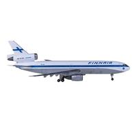 Modelo de avión For Finnair DC-10-30 OH-LHA Fundido A Presión Escala 1:500 Modelo De Metal Avión Aviación Miniatura Recuerdo Coleccionable