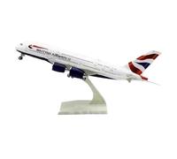 Modelo de avión Juguete Resina fundida a presión A380 30cm 1/240 Regalo para Amigos con Ruedas Juego de Pasatiempos en Miniatura