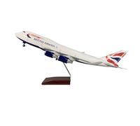 Modelo de avión LED extra grande de British Airways Boeing 747-400 - Escala 1/150