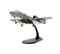 Modelo de avión Metal Fundido Presión,Escala 1/100 para Avión Ataque La Fuerza Aérea A10 A-10C,Modelo De Avión De Combate, Colección De Juguetes