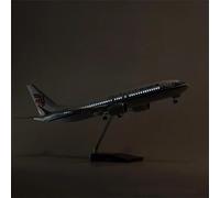 Modelo de avión Modelo A Escala 1/150 para Avión B747 Russian Transaero, Avión Aéreo con Soporte De Exhibición De Resina Ligero(with Light)