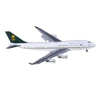 Modelo de avión Modelo A Escala 1:400 For LH4287A Royal Saudi Airlines Boeing 747-400 HZ-HM1 Avión De Juguete De Metal En Miniatura De Aviación Airliner Kit