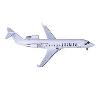 Modelo de avión Modelo Coleccionable A Escala 1:200 For JetLite Airlines CRJ200ER VT-SAR, Modelo De Avión De Metal Fundido A Presión, Avión Único Airliner Kit