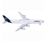 Modelo de avión Modelo Coleccionable A Escala 1:400 For Avión PH04547 Lufthansa A340-300 D-AIGU, Modelo Terminado De Aleación De Simulación Airliner Kit