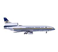 Modelo de avión Modelo Coleccionable A Escala 1:400 For Aviones En Miniatura De Aviación De Metal Transair Airlines L-1011 Tristar N197AT Avion Airliner Kit
