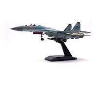 Modelo de avión Modelo De Avión 1/100 Caza De La Fuerza Aérea Rusa Su 35 Avión Modelo De Aleación Fundido A Presión 1:100 Aviones De Metal(Su 35 1 Fighter)
