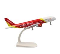 Modelo de avión Modelo De Avión De Metal 20 Cm 1:400 para Spring Airlines A320 Material De Aleación Réplica con Tren De Aterrizaje(Vietjet)