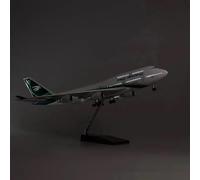 Modelo de avión Modelo De Avión De Resina Boeing B747 Iraqi Airways,Escala 1:150, Fundido A Presión con Luces Y Ruedas, Exhibición Coleccionable(with Light)