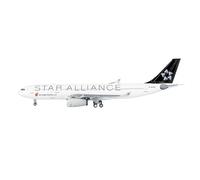 Modelo de avión Modelo De Colección De Aviones A Escala 1:400 De Fundición A Presión Airbus A330-200 De Air China Star Alliance B-6093