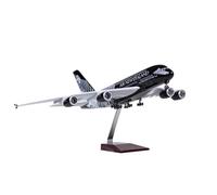 Modelo de avión Modelo Escala 1:160 para Avión Airbus Resina Fundida Presión A380 De Air New Zealand con Luces Y Ruedas,exhibición Coleccionable(No Light)