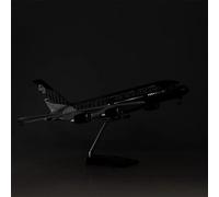 Modelo de avión Modelo Escala 1:160 para Avión Airbus Resina Fundida Presión A380 De Air New Zealand con Luces Y Ruedas,exhibición Coleccionable(with Light)