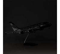 Modelo de avión Modelo Fundido A Presión De 45 Cm para Air New Zealand Airbus A380 Avión Airbus De Resina A Escala 1:160 con Luces Y Ruedas(with Light)