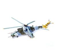 Modelo de avión Modelo Helicóptero Armado Trasero MI-24V Soviético, Modelo Colección Producto Terminado Semi Aleación La República Checa, 1/72